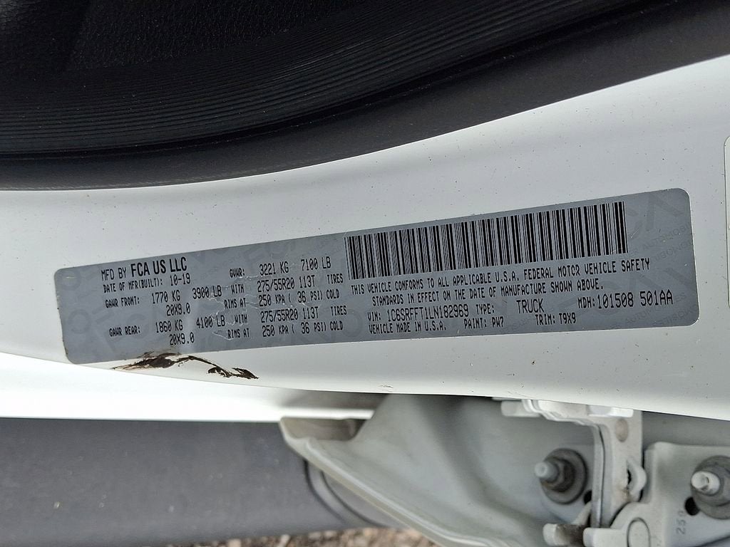 2020 RAM 1500 Big Horn Crew Cab 4x4 5'7" Box