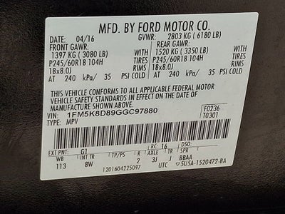 2016 Ford Explorer XLT