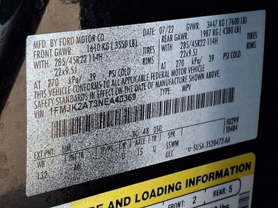 2022 Ford Expedition Limited MAX