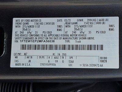 2021 Ford F-150 XL