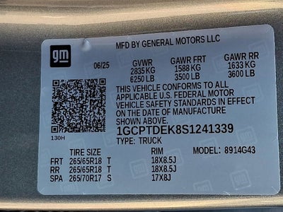 2025 Chevrolet Colorado Z71