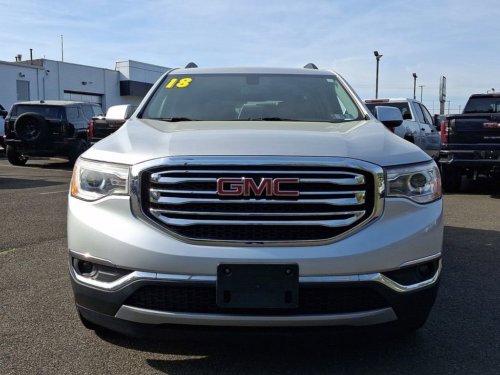 Used 2018 GMC Acadia SLE-2 with VIN 1GKKNSLA4JZ129208 for sale in Warminster, PA
