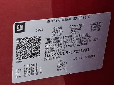 2020 GMC Acadia SLT