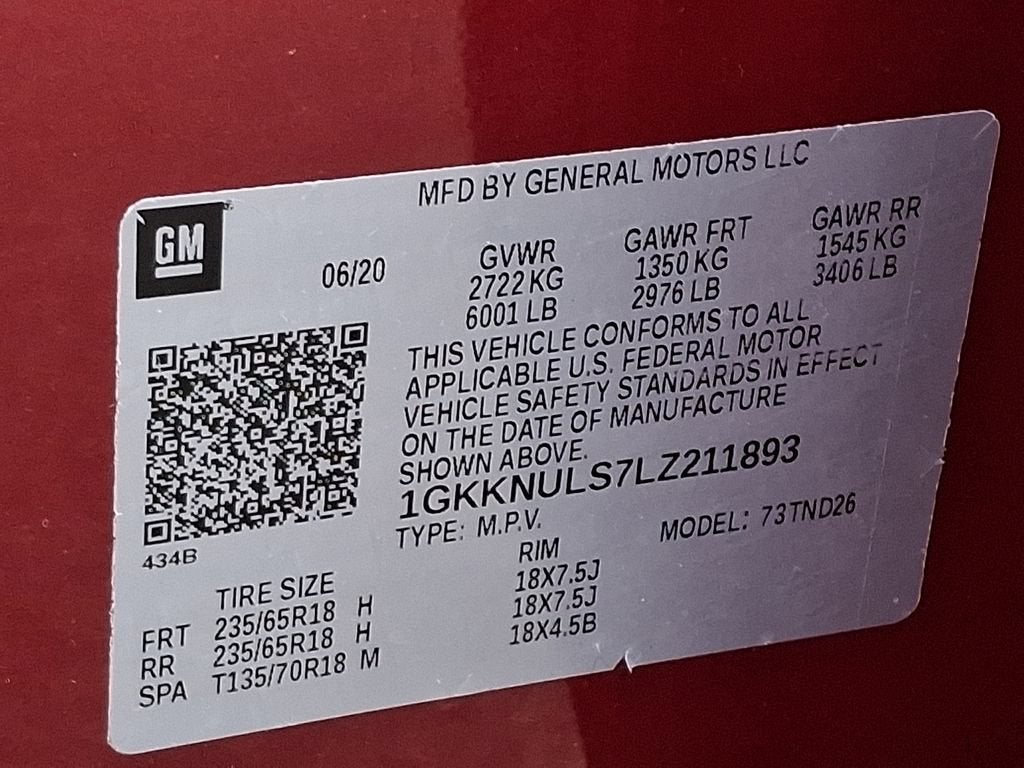 2020 GMC Acadia SLT