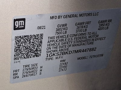 2021 GMC Yukon SLT