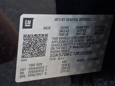 2018 GMC Yukon XL SLT