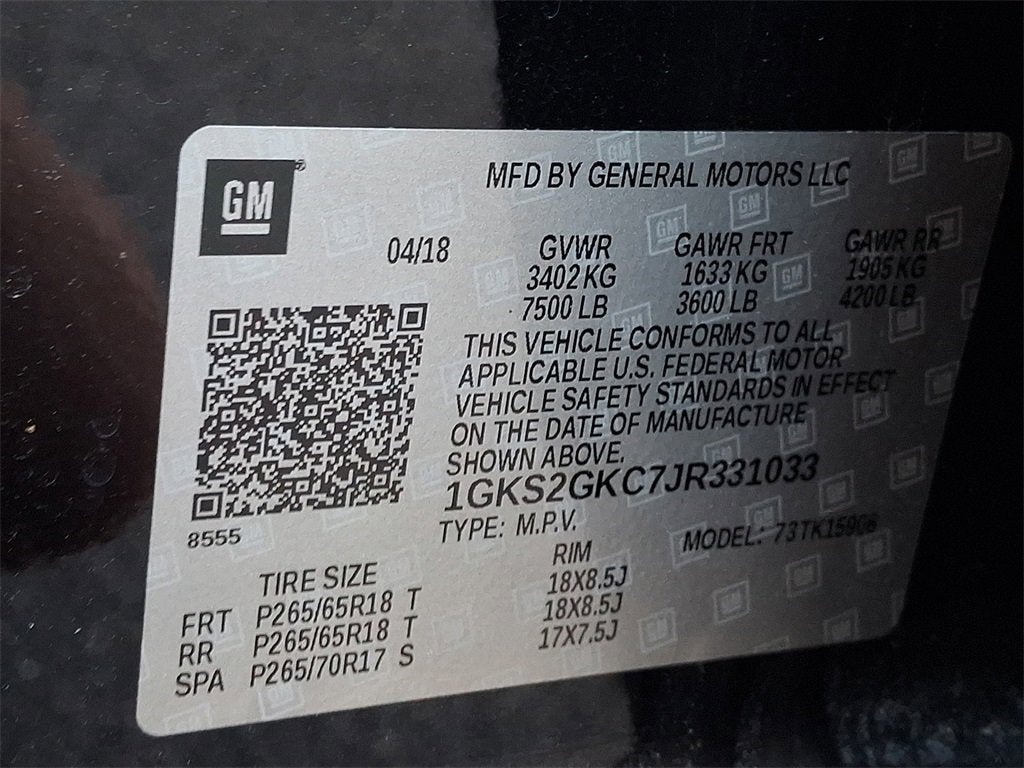 2018 GMC Yukon XL SLT