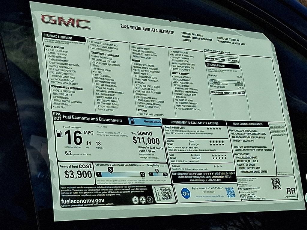 2026 GMC Yukon AT4 Ultimate