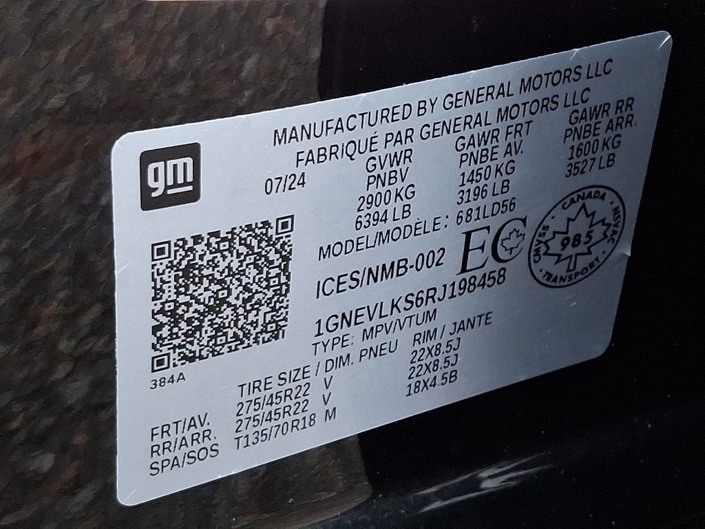 2024 Chevrolet Traverse RS