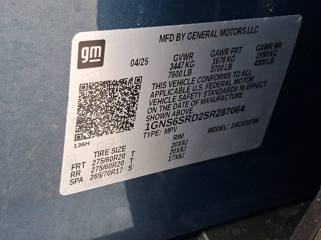 2025 Chevrolet Tahoe Premier