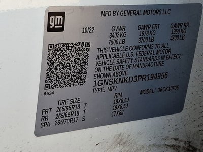 2023 Chevrolet Tahoe LT