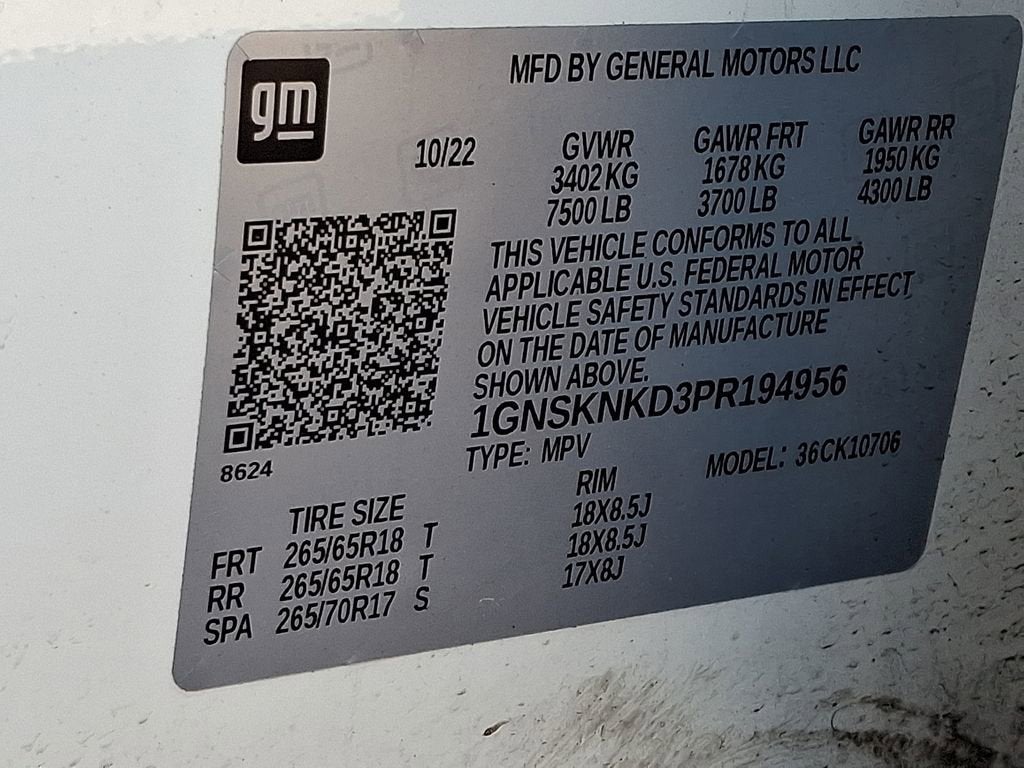 2023 Chevrolet Tahoe LT