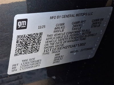 2026 GMC Sierra EV Elevation Standard Range