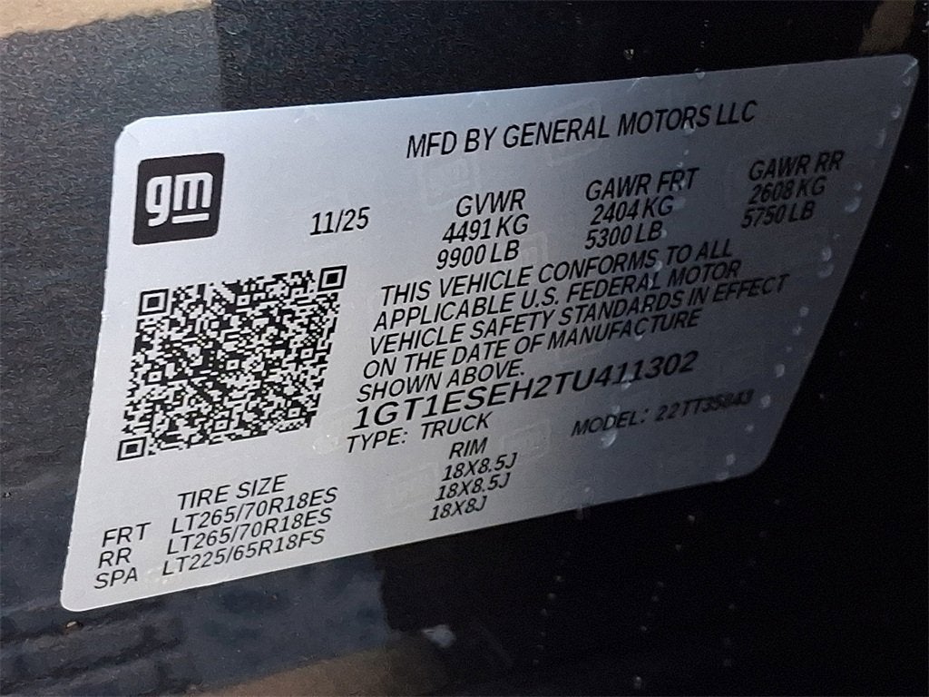 2026 GMC Sierra EV Elevation Standard Range