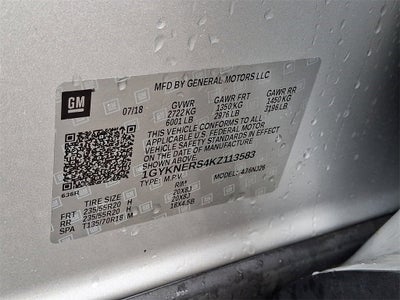 2019 Cadillac XT5 Premium Luxury FWD