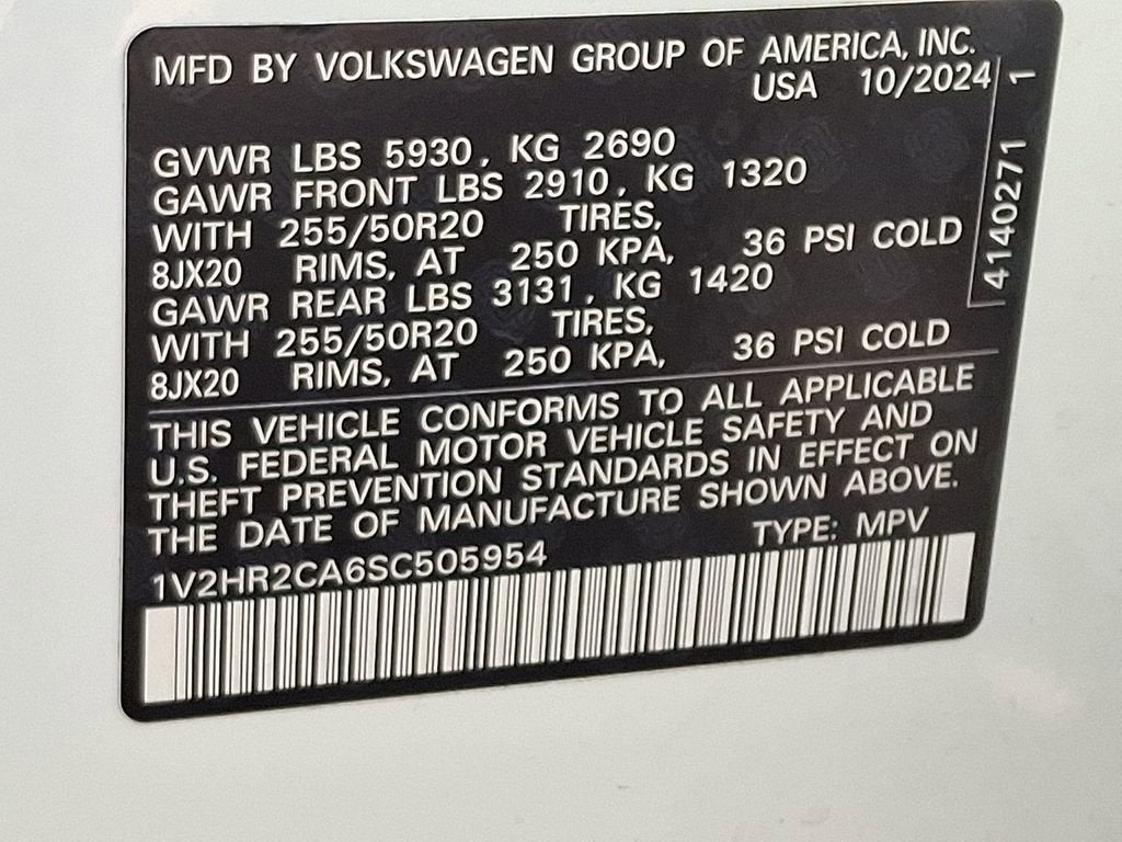 2025 Volkswagen Atlas 2.0T SE w/Technology