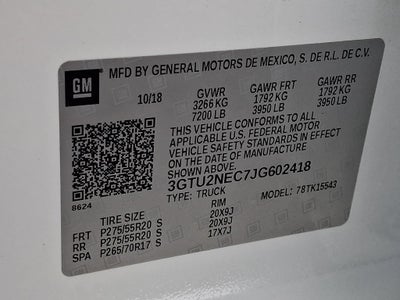2018 GMC Sierra 1500 SLT