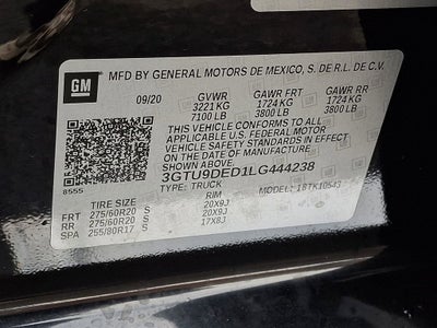 2020 GMC Sierra 1500 SLT