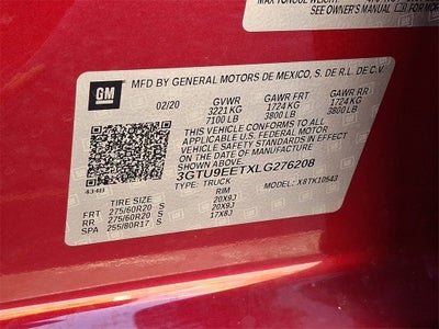 2020 GMC Sierra 1500 AT4