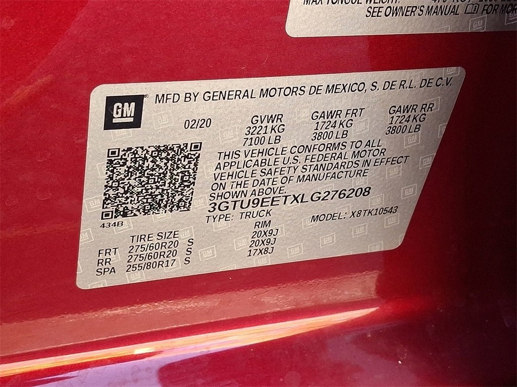 2020 GMC Sierra 1500 AT4