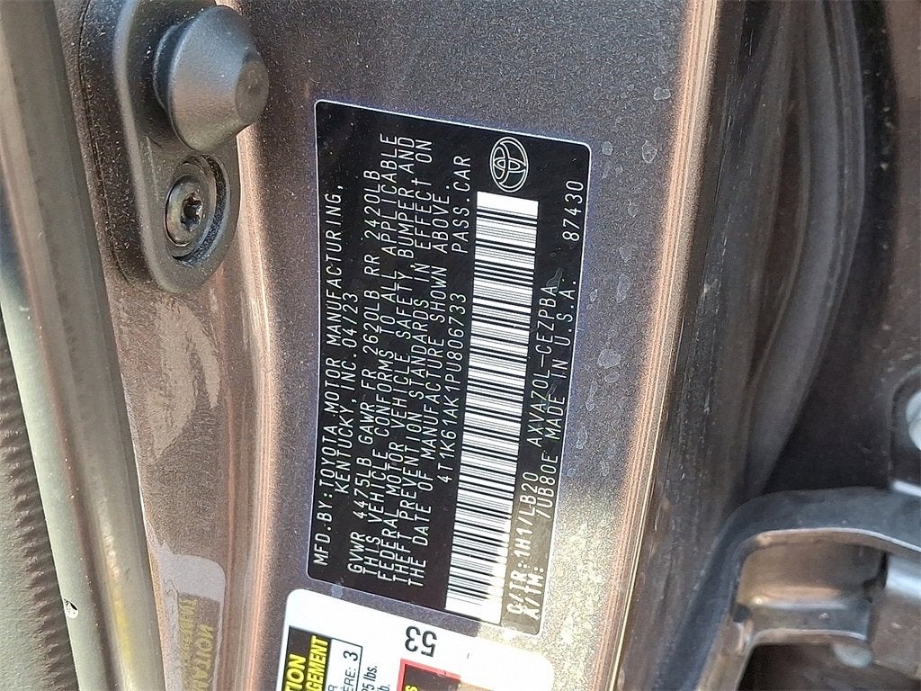 2023 Toyota Camry XSE