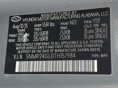2026 Hyundai Santa Fe SEL