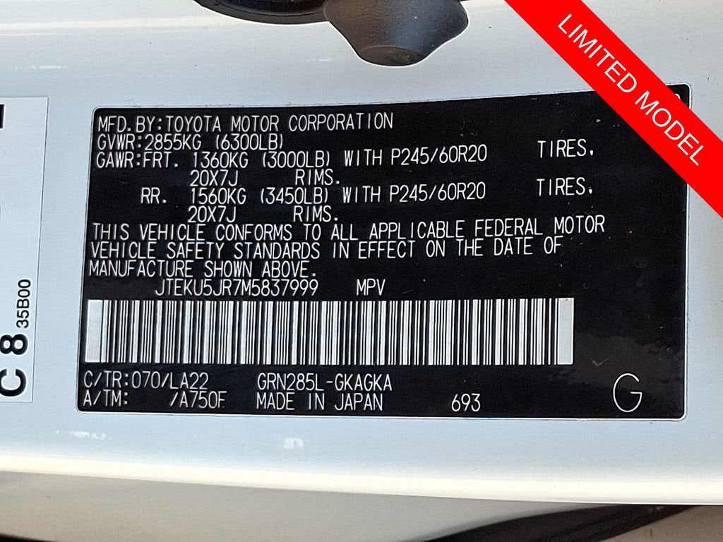 2021 Toyota 4Runner Limited