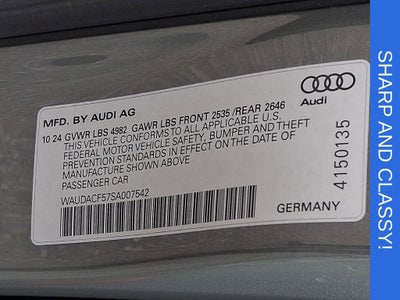 2025 Audi A5 Sportback S line Premium