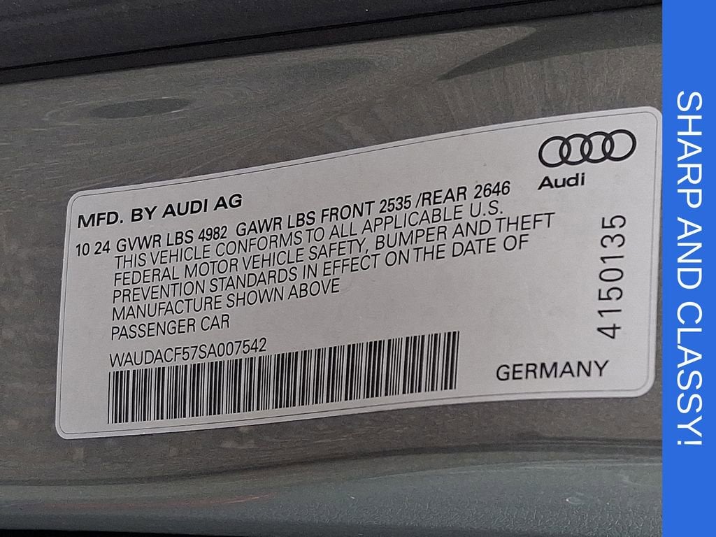 2025 Audi A5 Sportback S line Premium