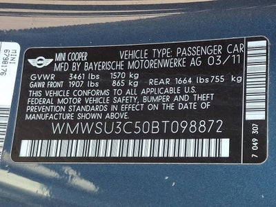 2011 MINI Cooper Hardtop