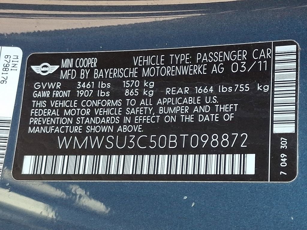 2011 MINI Cooper Hardtop