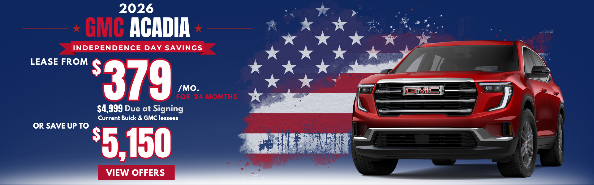Shop New Acadia Specials